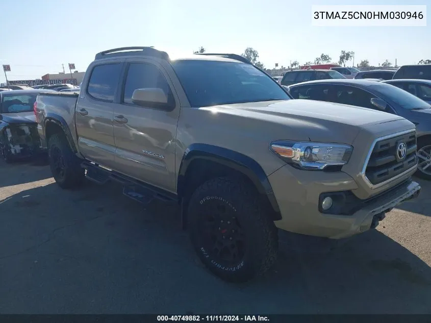 2017 Toyota Tacoma Sr5 V6 VIN: 3TMAZ5CN0HM030946 Lot: 40749882