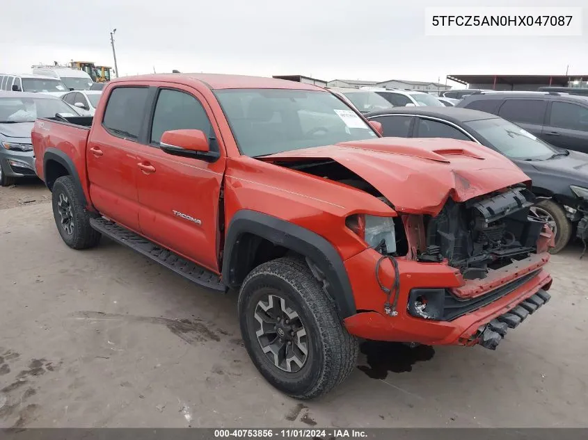 5TFCZ5AN0HX047087 2017 Toyota Tacoma Trd Off Road