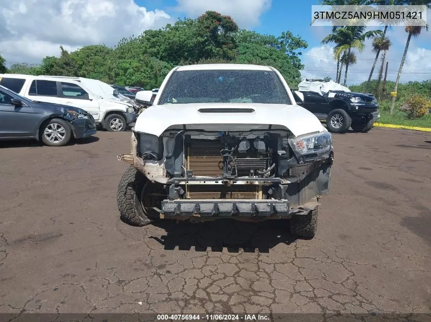 2017 Toyota Tacoma Trd Sport VIN: 3TMCZ5AN9HM051421 Lot: 40756944