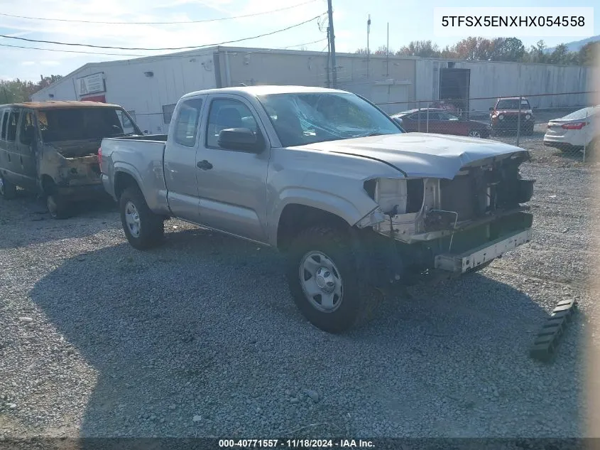 2017 Toyota Tacoma Sr VIN: 5TFSX5ENXHX054558 Lot: 40771557