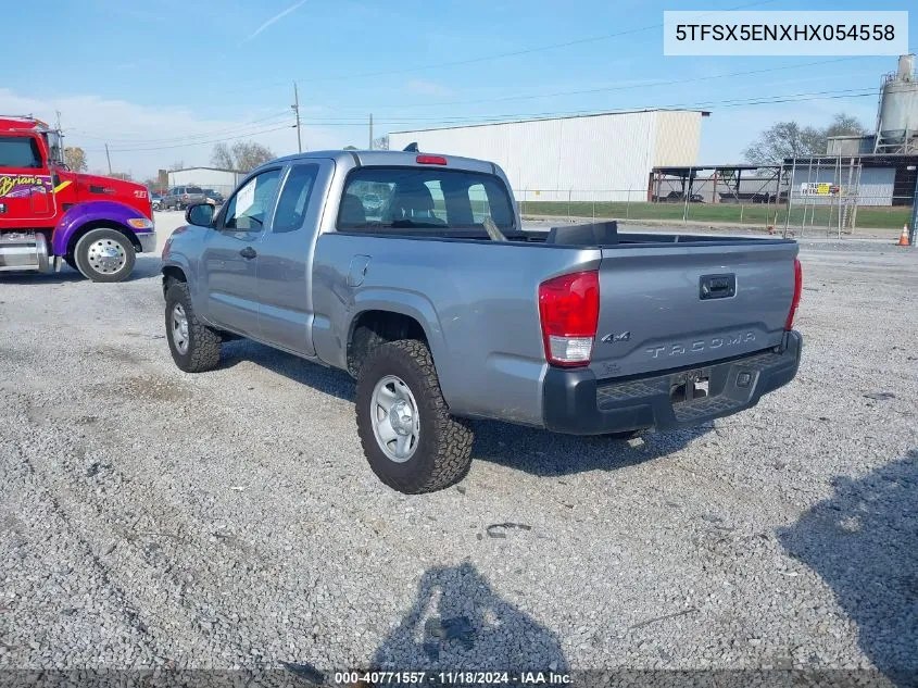 2017 Toyota Tacoma Sr VIN: 5TFSX5ENXHX054558 Lot: 40771557