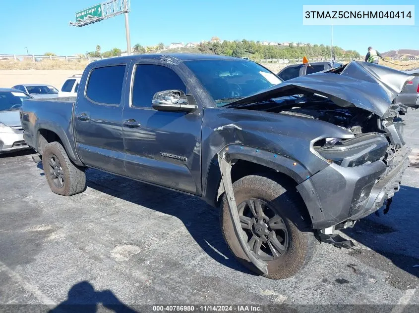 2017 Toyota Tacoma Trd Sport VIN: 3TMAZ5CN6HM040414 Lot: 40786980