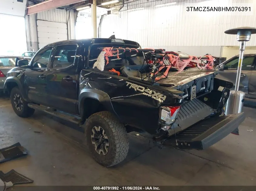 2017 Toyota Tacoma Trd Off Road VIN: 3TMCZ5AN8HM076391 Lot: 40791992