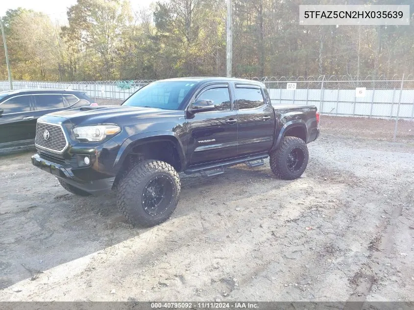 2017 Toyota Tacoma Trd Sport VIN: 5TFAZ5CN2HX035639 Lot: 40795092