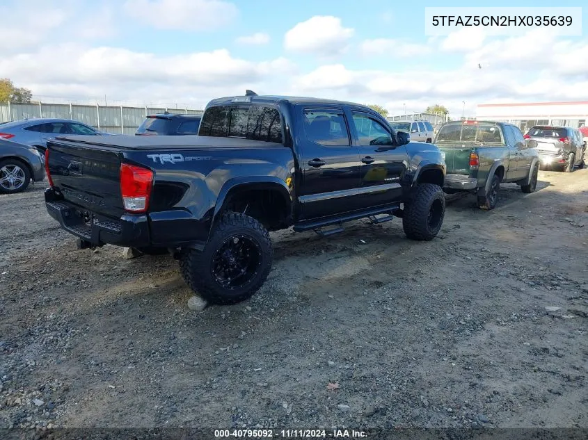 2017 Toyota Tacoma Trd Sport VIN: 5TFAZ5CN2HX035639 Lot: 40795092