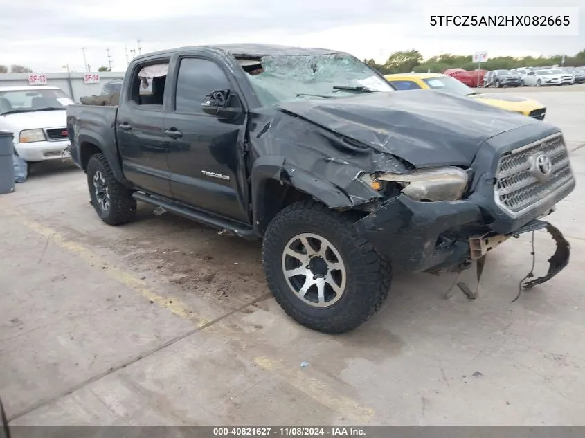 2017 Toyota Tacoma Trd Off Road VIN: 5TFCZ5AN2HX082665 Lot: 40821627