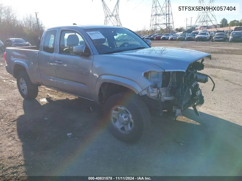 2017 Toyota Tacoma Sr VIN: 5TFSX5EN9HX057404 Lot: 40831578