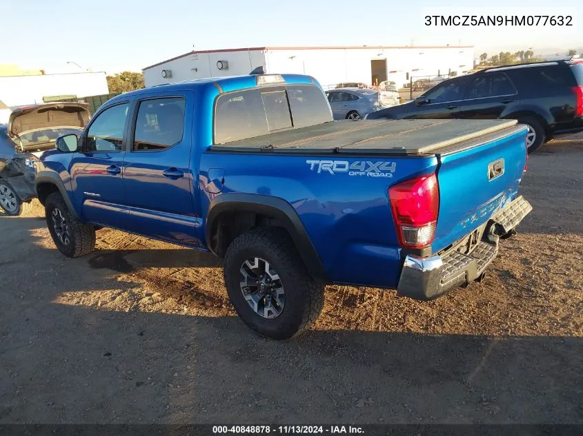 2017 Toyota Tacoma Trd Off Road VIN: 3TMCZ5AN9HM077632 Lot: 40848878