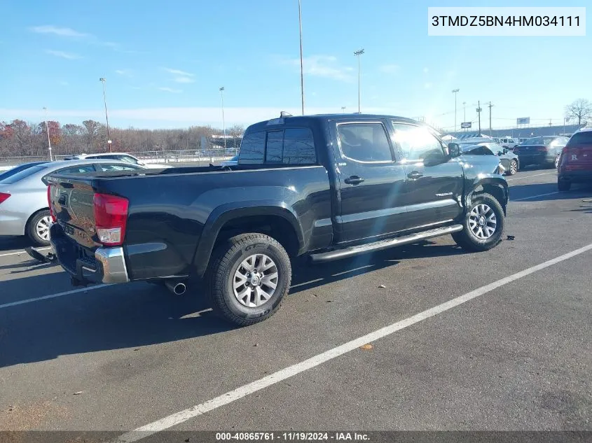 2017 Toyota Tacoma Sr5 V6 VIN: 3TMDZ5BN4HM034111 Lot: 40865761