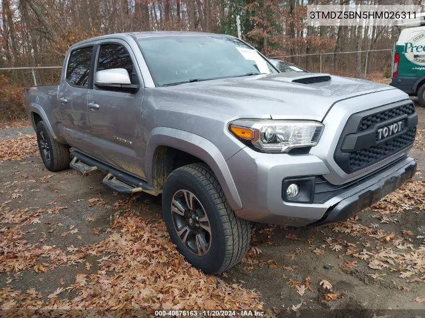 2017 Toyota Tacoma Trd Sport VIN: 3TMDZ5BN5HM026311 Lot: 40875163