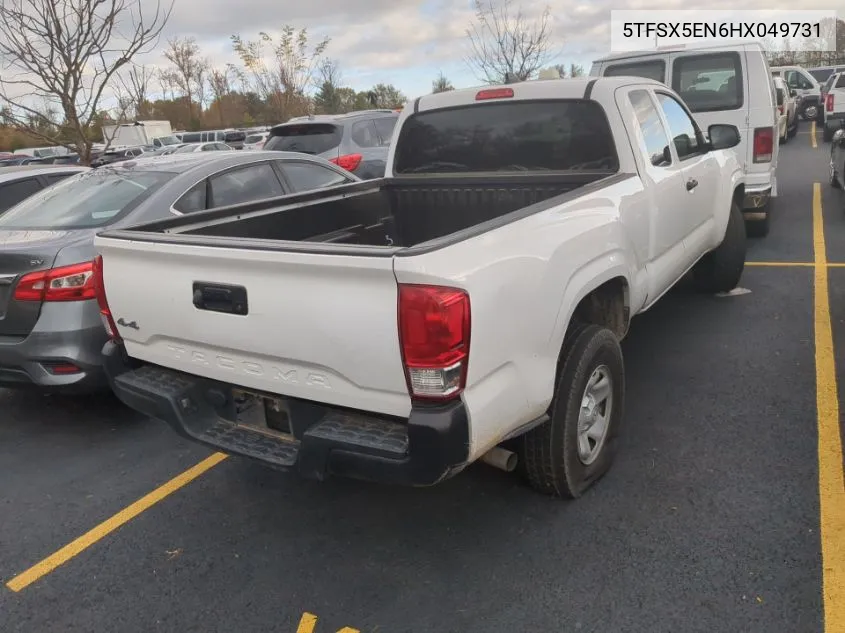 2017 Toyota Tacoma Access Cab/Sr/Sr5 VIN: 5TFSX5EN6HX049731 Lot: 40877934