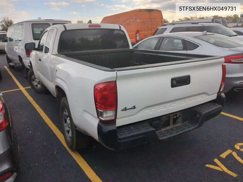 2017 Toyota Tacoma Access Cab/Sr/Sr5 VIN: 5TFSX5EN6HX049731 Lot: 40877934