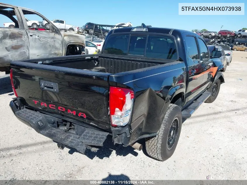 2017 Toyota Tacoma Sr VIN: 5TFAX5GN4HX073938 Lot: 40882138