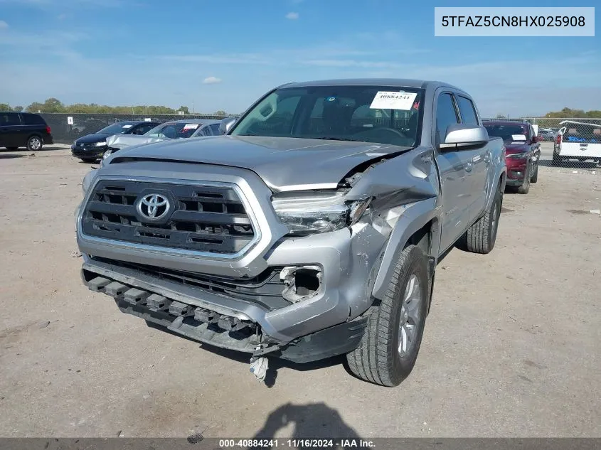 2017 Toyota Tacoma Sr5 V6 VIN: 5TFAZ5CN8HX025908 Lot: 40884241