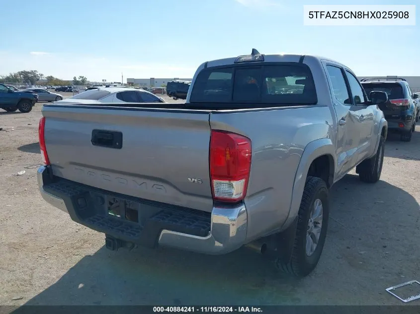 2017 Toyota Tacoma Sr5 V6 VIN: 5TFAZ5CN8HX025908 Lot: 40884241