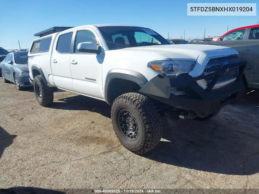 2017 Toyota Tacoma Trd Off Road VIN: 5TFDZ5BNXHX019204 Lot: 40885025