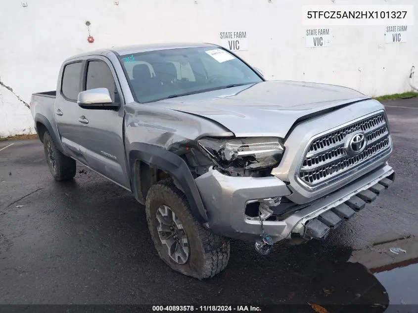 2017 Toyota Tacoma Trd Off Road VIN: 5TFCZ5AN2HX101327 Lot: 40893578