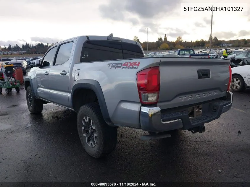 2017 Toyota Tacoma Trd Off Road VIN: 5TFCZ5AN2HX101327 Lot: 40893578