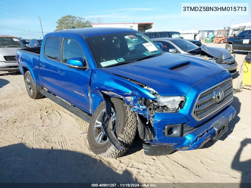 2017 Toyota Tacoma Trd Sport VIN: 3TMDZ5BN3HM015713 Lot: 40901287