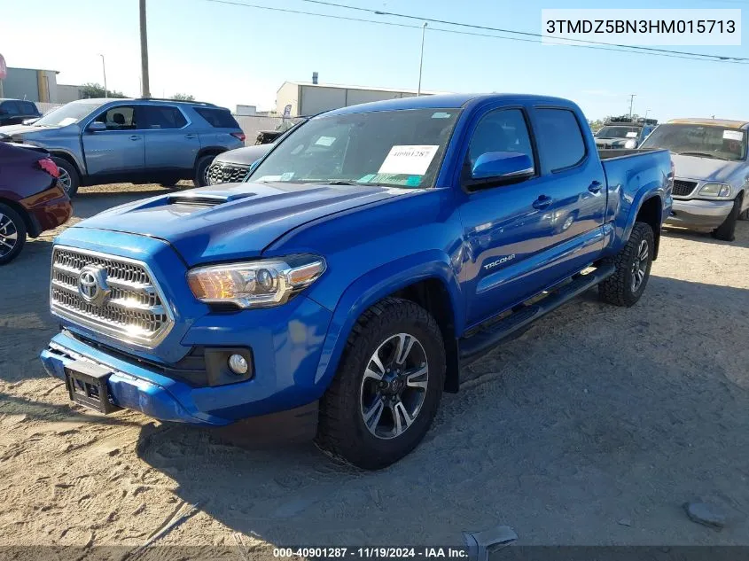 2017 Toyota Tacoma Trd Sport VIN: 3TMDZ5BN3HM015713 Lot: 40901287