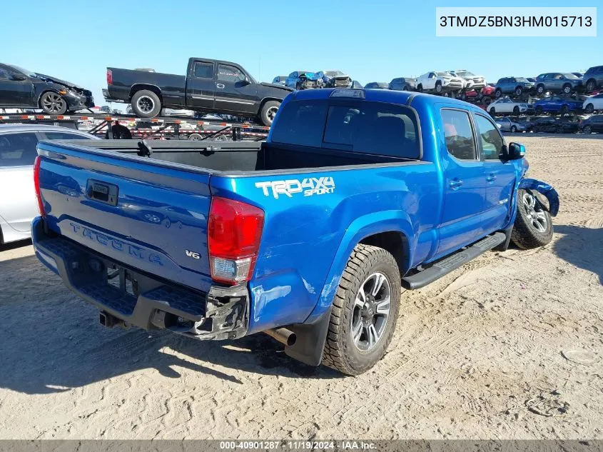 2017 Toyota Tacoma Trd Sport VIN: 3TMDZ5BN3HM015713 Lot: 40901287