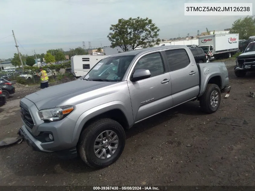 2018 Toyota Tacoma Sr5 V6 VIN: 3TMCZ5AN2JM126238 Lot: 39367430