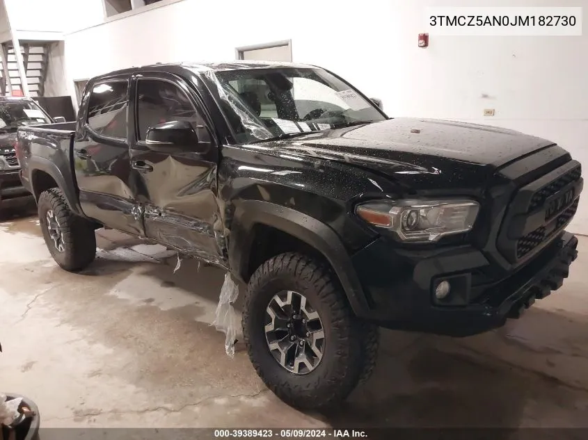 2018 Toyota Tacoma Trd Off Road VIN: 3TMCZ5AN0JM182730 Lot: 39389423