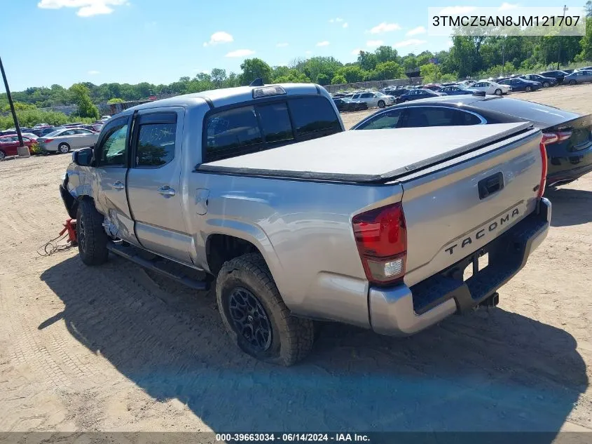 2018 Toyota Tacoma Sr V6 VIN: 3TMCZ5AN8JM121707 Lot: 39663034