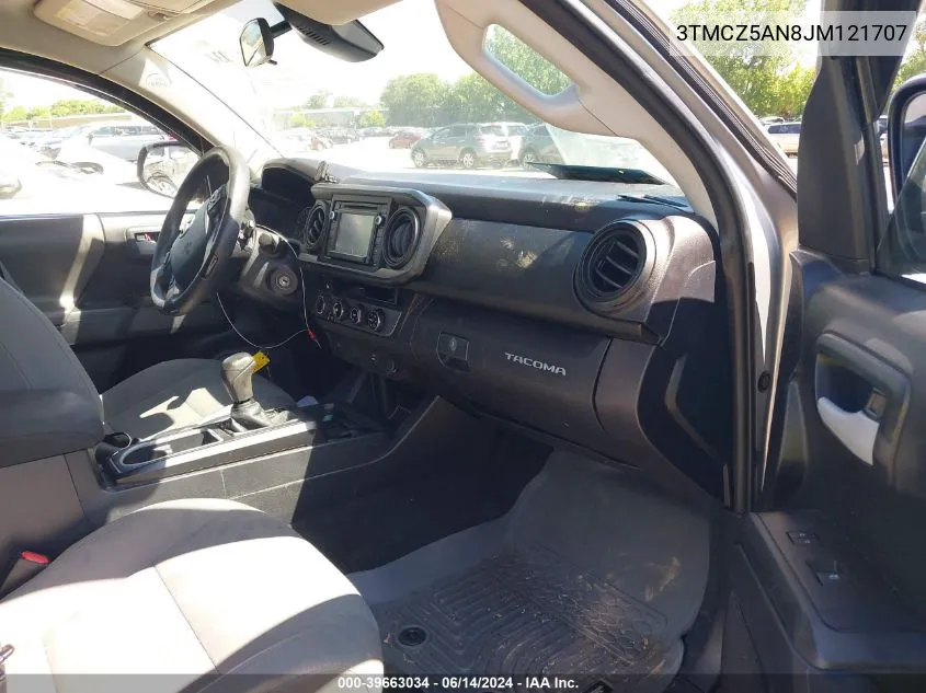 3TMCZ5AN8JM121707 2018 Toyota Tacoma Sr V6