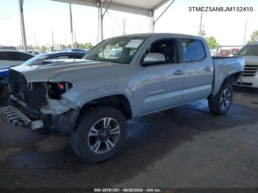 3TMCZ5AN8JM152410 2018 Toyota Tacoma Trd Sport