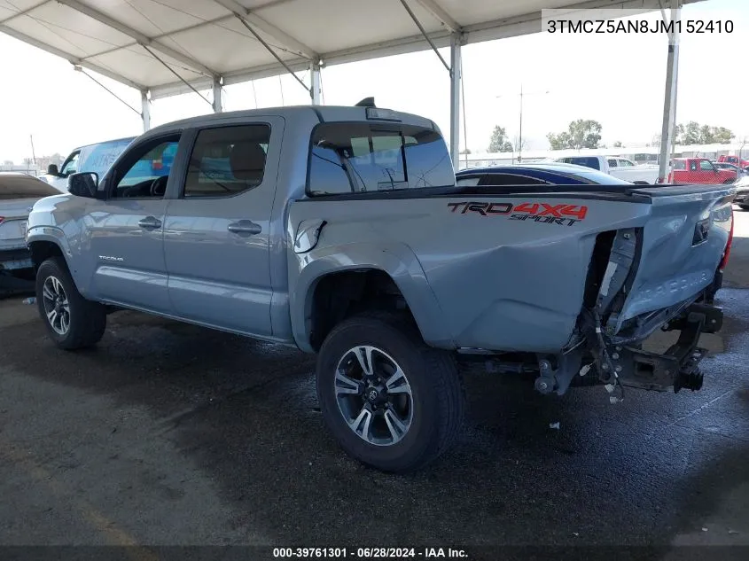 2018 Toyota Tacoma Trd Sport VIN: 3TMCZ5AN8JM152410 Lot: 39761301