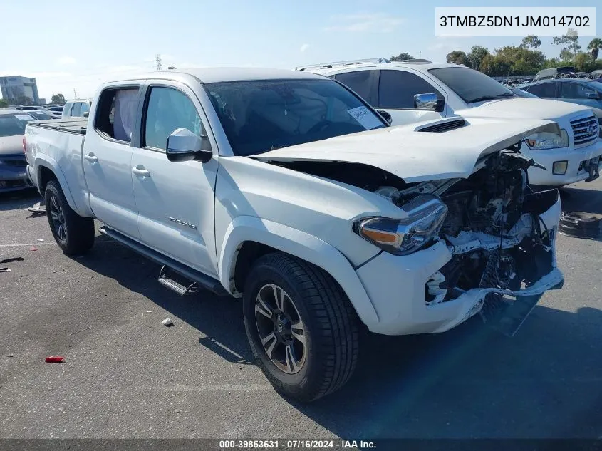 3TMBZ5DN1JM014702 2018 Toyota Tacoma Trd Sport