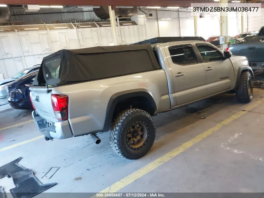 2018 Toyota Tacoma Trd Off Road VIN: 3TMDZ5BN3JM038477 Lot: 39858657