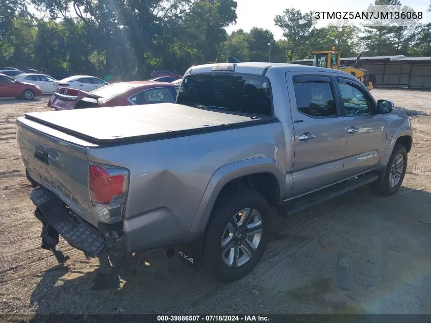 3TMGZ5AN7JM136068 2018 Toyota Tacoma Limited