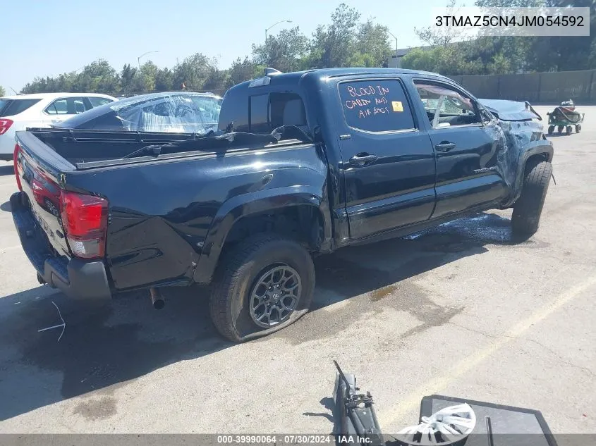 2018 Toyota Tacoma Sr5 V6 VIN: 3TMAZ5CN4JM054592 Lot: 39990064