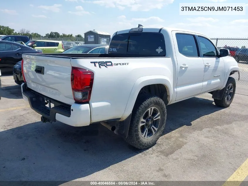 2018 Toyota Tacoma Trd Sport VIN: 3TMAZ5CN9JM071453 Lot: 40046584