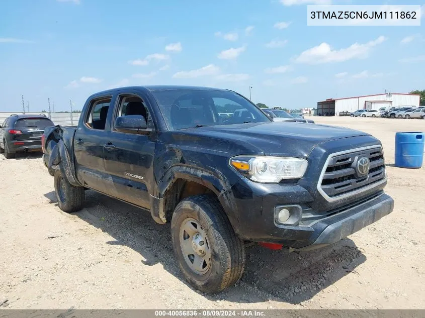 2018 Toyota Tacoma Limited/Sr5 V6/Trd Off Road/Trd Sport VIN: 3TMAZ5CN6JM111862 Lot: 40056836