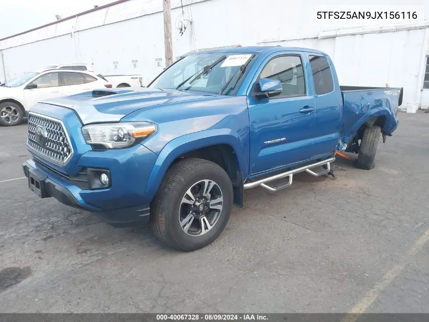 5TFSZ5AN9JX156116 2018 Toyota Tacoma Trd Sport