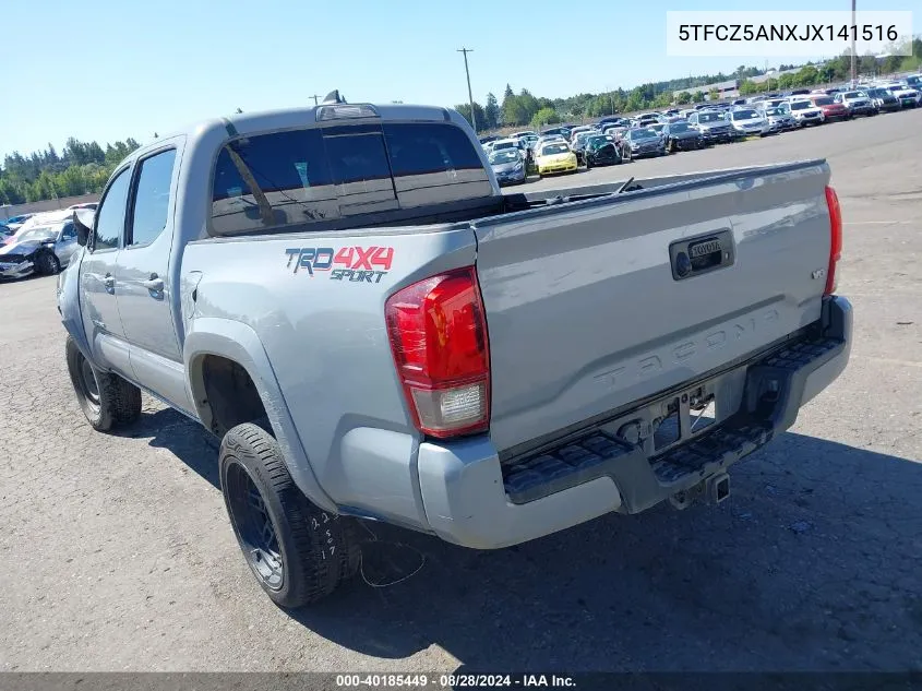 5TFCZ5ANXJX141516 2018 Toyota Tacoma Trd Sport