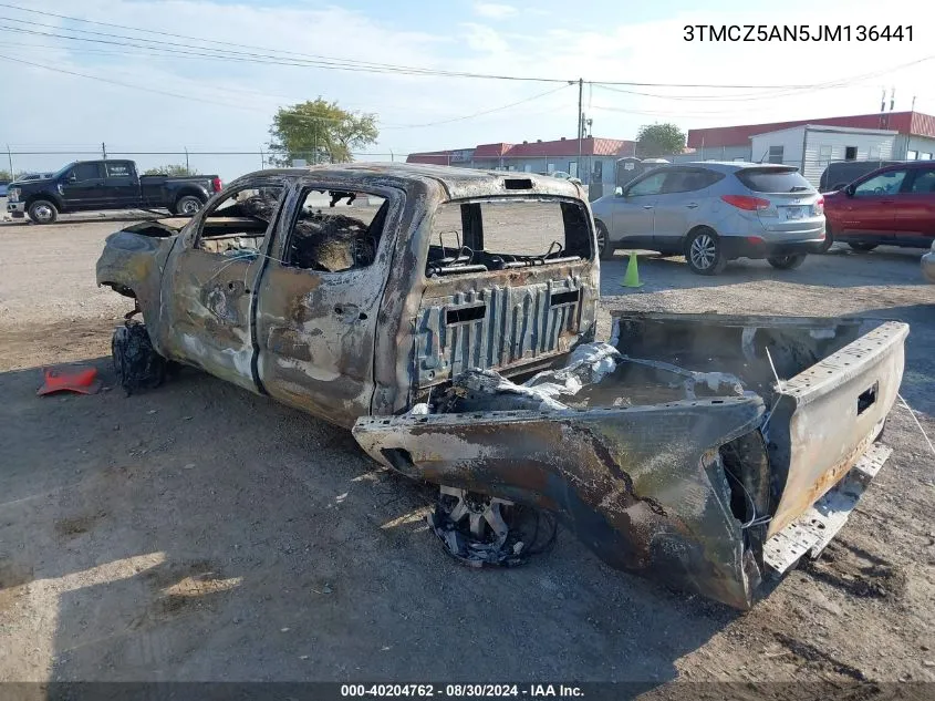 3TMCZ5AN5JM136441 2018 Toyota Tacoma Trd Off Road