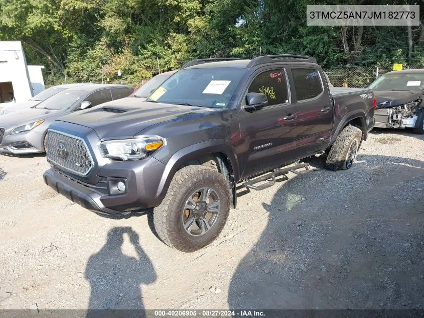 2018 Toyota Tacoma Trd Sport VIN: 3TMCZ5AN7JM182773 Lot: 40206905