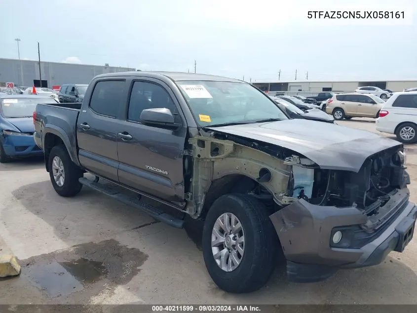 5TFAZ5CN5JX058161 2018 Toyota Tacoma Sr5 V6