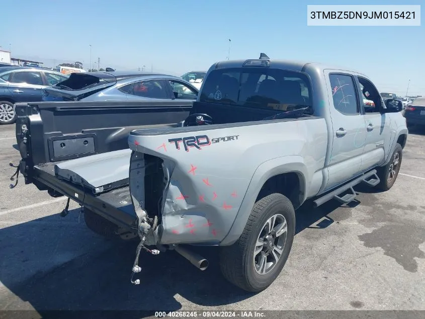 3TMBZ5DN9JM015421 2018 Toyota Tacoma Trd Sport