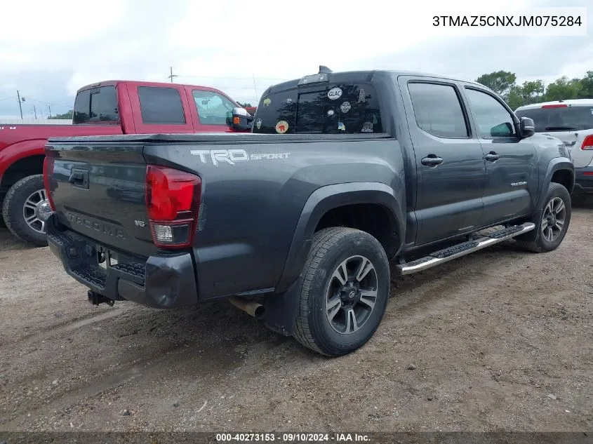 2018 Toyota Tacoma Trd Sport VIN: 3TMAZ5CNXJM075284 Lot: 40273153