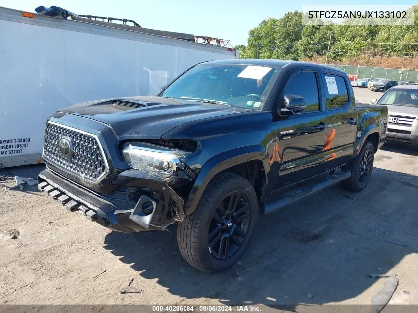 2018 Toyota Tacoma Trd Sport VIN: 5TFCZ5AN9JX133102 Lot: 40285084