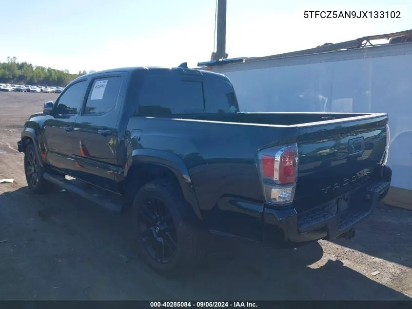 2018 Toyota Tacoma Trd Sport VIN: 5TFCZ5AN9JX133102 Lot: 40285084