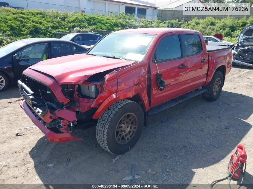 2018 Toyota Tacoma Limited VIN: 3TMGZ5AN4JM176236 Lot: 40298194