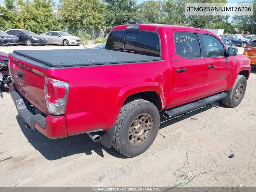 2018 Toyota Tacoma Limited VIN: 3TMGZ5AN4JM176236 Lot: 40298194