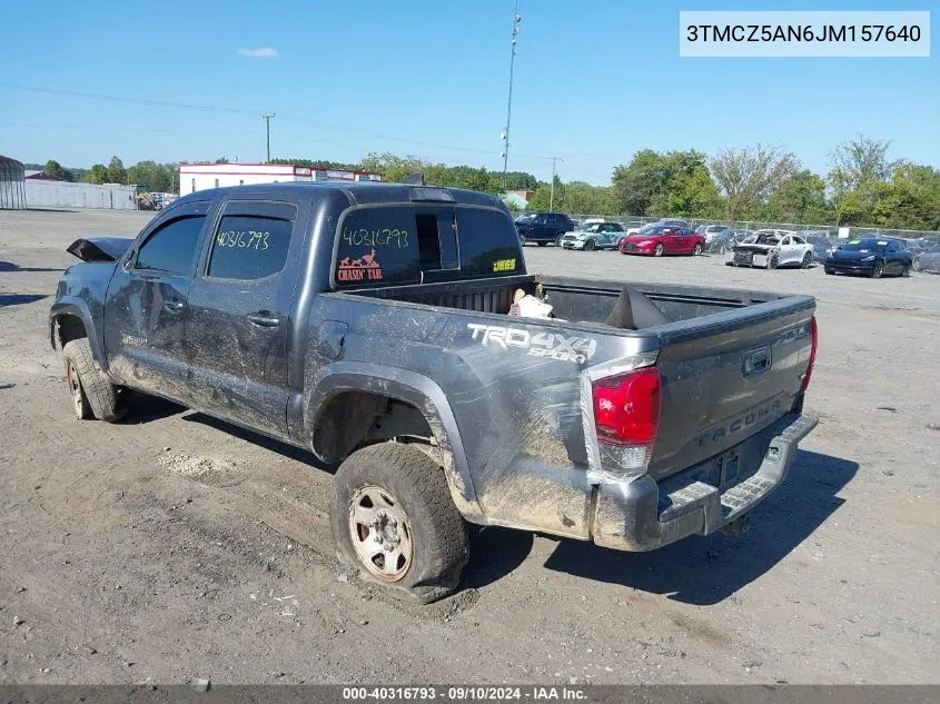 2018 Toyota Tacoma Trd Sport VIN: 3TMCZ5AN6JM157640 Lot: 40316793