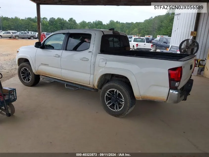 2018 Toyota Tacoma Sr5 V6 VIN: 5TFAZ5CN0JX056589 Lot: 40323573